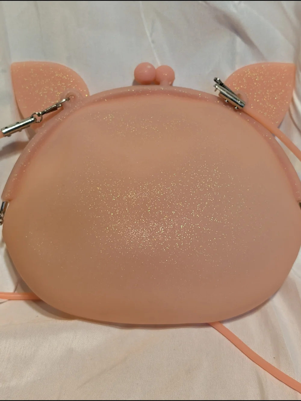 Kids Pink Pig Crossbody Bag